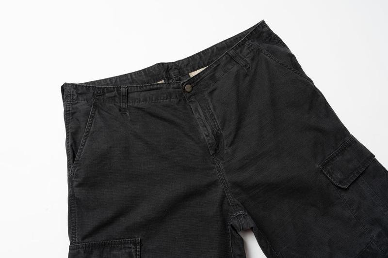 Men Carhartt Trousers Black Cotton 36 / XL / 50