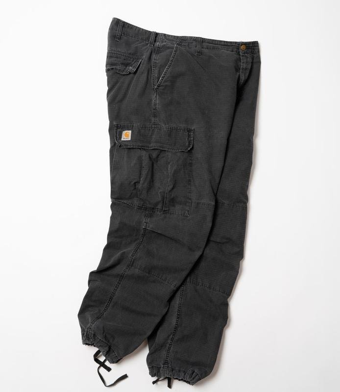 Men Carhartt Trousers Black Cotton 36 / XL / 50