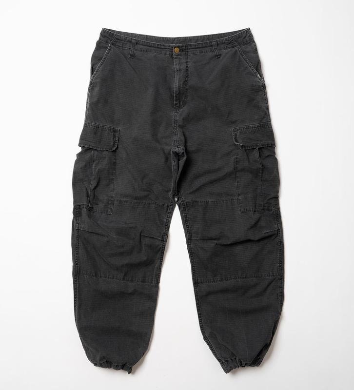 Men Carhartt Trousers Black Cotton 36 / XL / 50