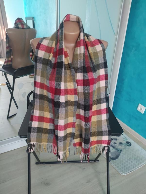 Femme Hackett Écharpe Multicolore Cachemire Taille