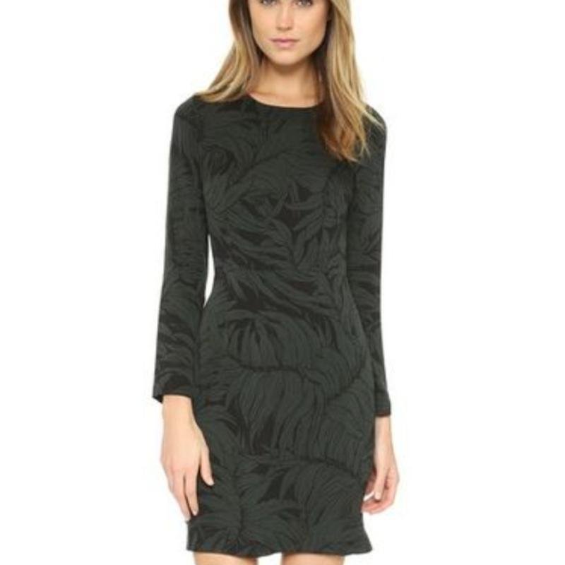 Donna Club Monaco Abito Nero Seta 36