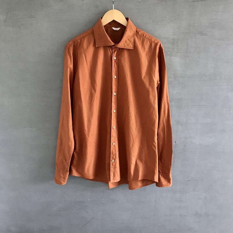 Мужской Stenströms Рубашка Оранжевая Хлопок 42 /