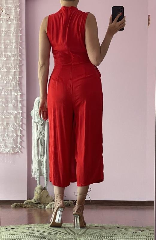 Damen Barutti Jumpsuit Rot Viskose 36