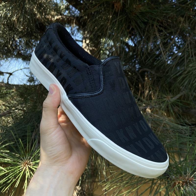 Women DKNY Loafers Black Textile 39