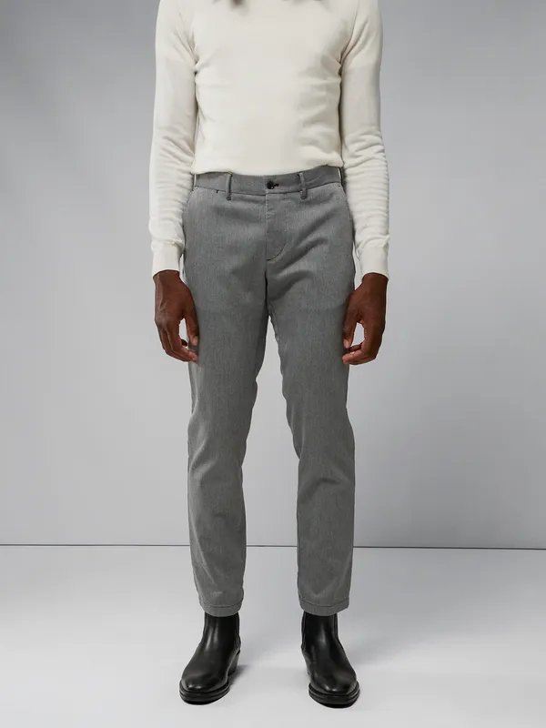 Men J.Lindeberg Trousers Grey Cotton 34 / L / 50
