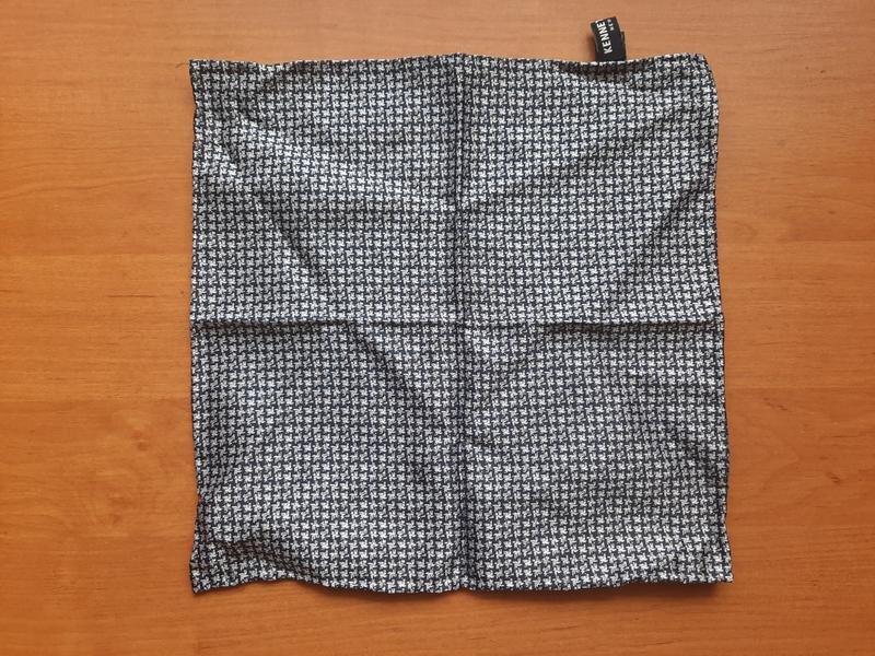 Damen Kenneth Cole Schal Grau Seide Einheitsgröße