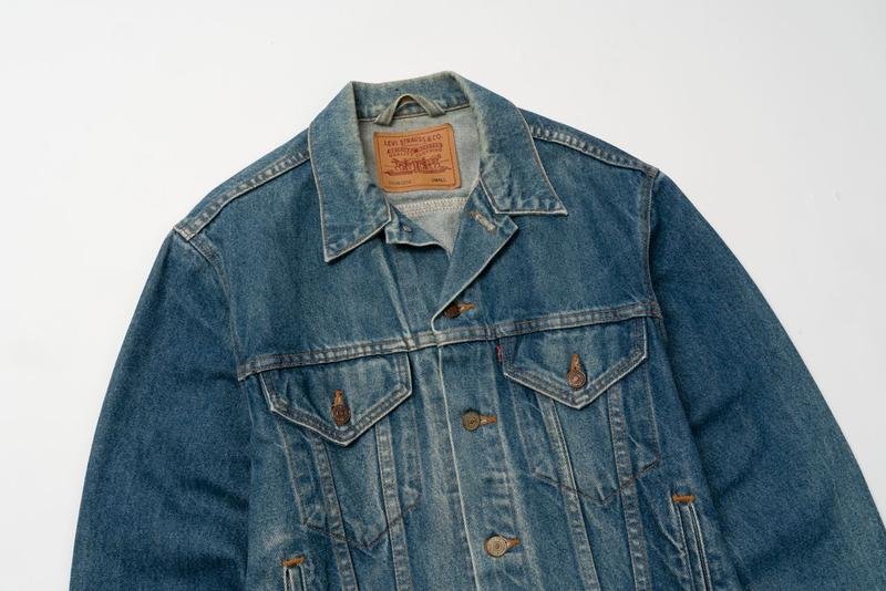 Homme Levi's Veste Bleu Marine Coton 36 / S / 44