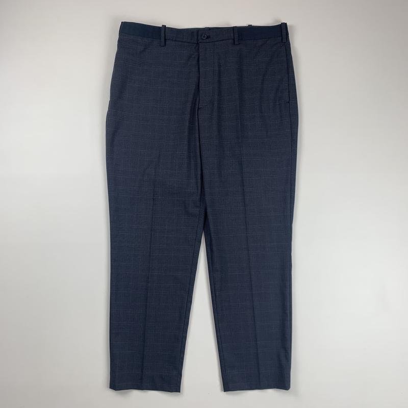 Homme Uniqlo Pantalons Bleu Marine Viscose 36