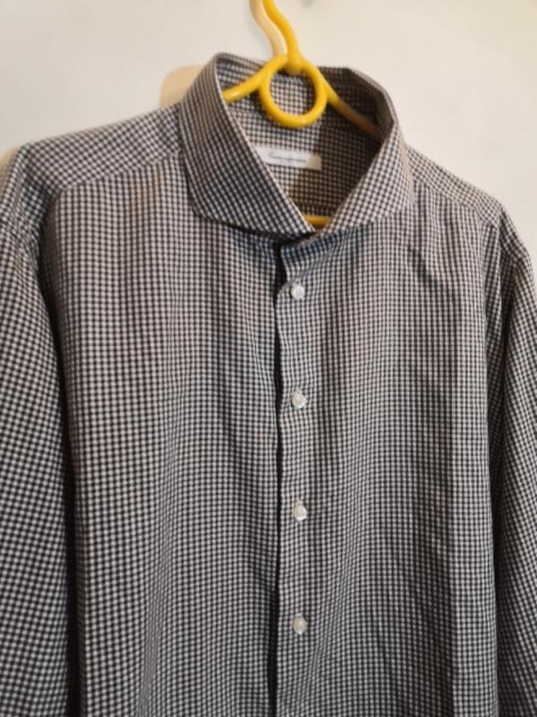 Мужская Camicissima Рубашка Белая Хлопок 3XL