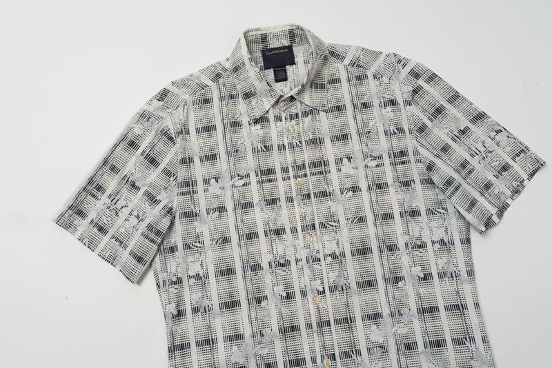 Мужская Roberto Cavalli Рубашка Белая Хлопок 40 /L