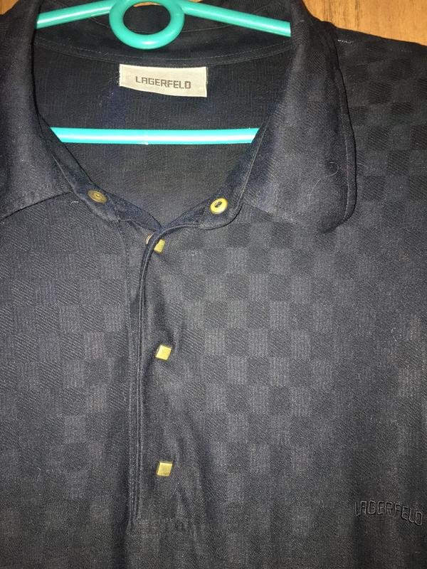 Homme Karl Lagerfeld Pull Bleu Marine Coton 52 /