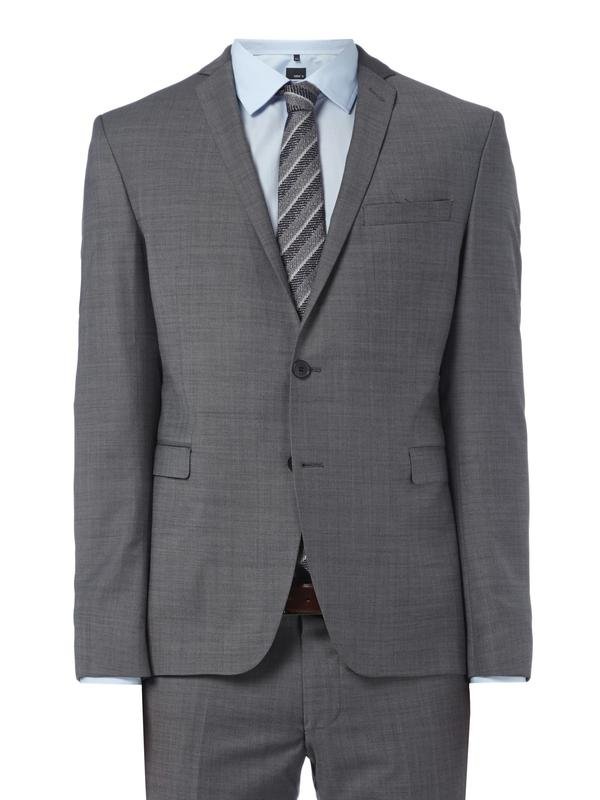 Мужской Cinque Пиджак Серый Шерсть 50