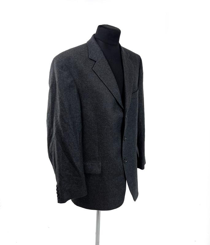 Herren Barutti Sakko Grau Angorawolle Sonstiges