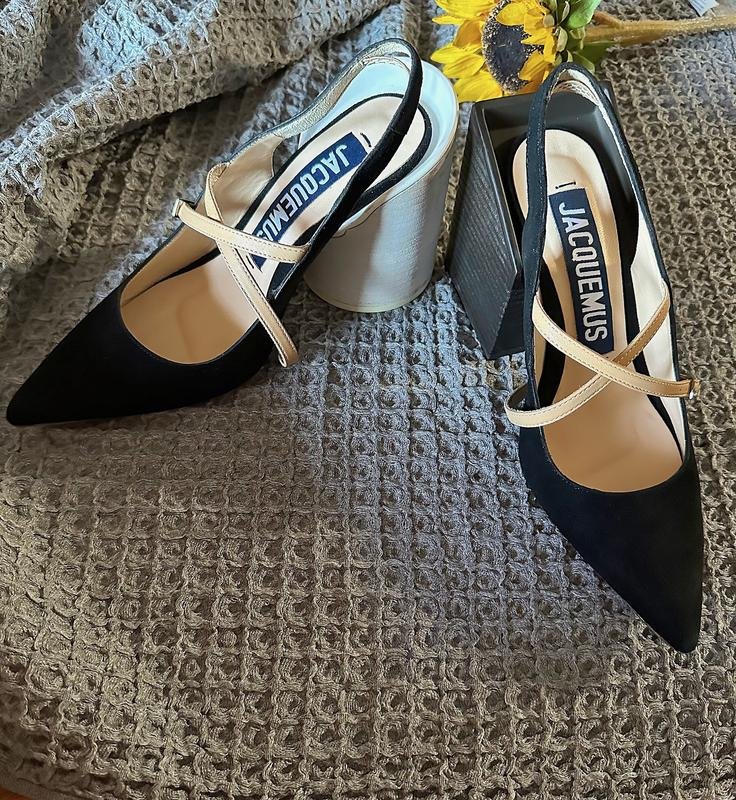 Women Jacquemus Heels Black Suede 38