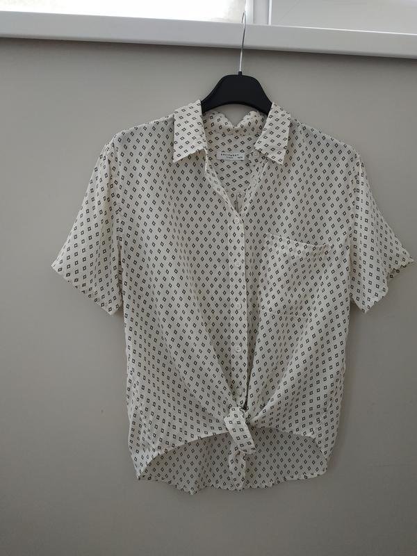Donna Equipment Camicia Bianca Setà 36 / S / 44