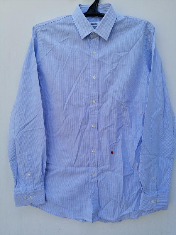 Homme Moschino Chemise Blanche Coton 38 / M / 46