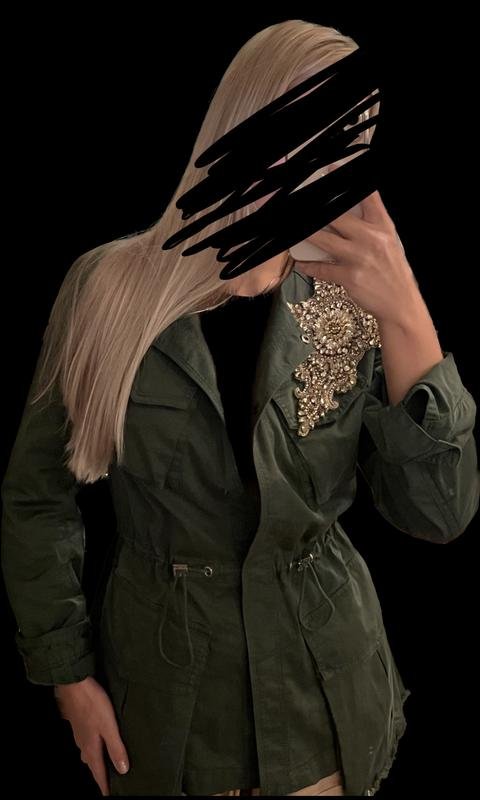 Femme Dondup Veste Verte Denim 34 / XS / 42