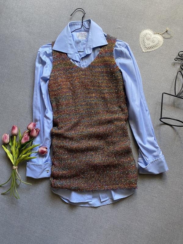 Damen Ballin Weste Mehrfarbig Strick 36 / S / 44