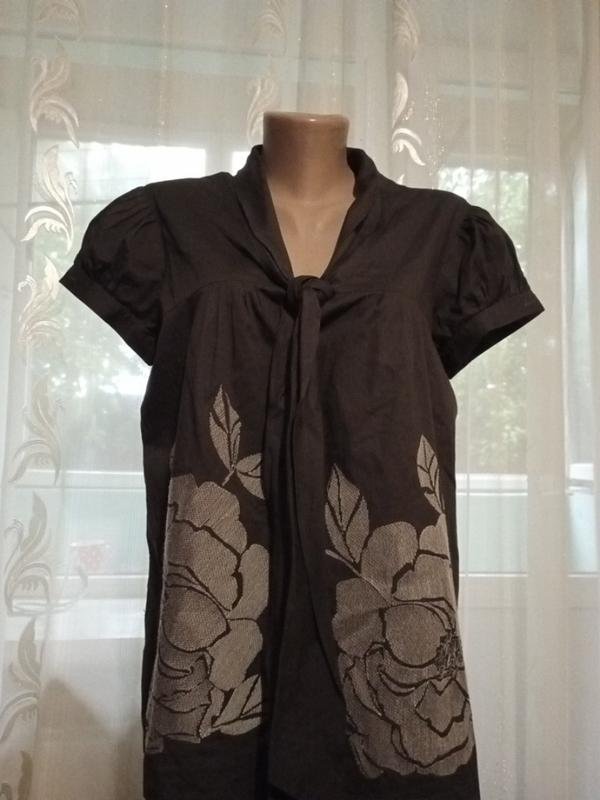 Женская Camicissima Блузка Серый Хлопок 40 / L /