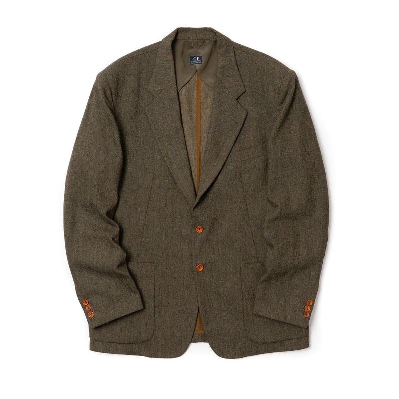 Мужской C.P. Company Пиджак Коричневый Шерсть L