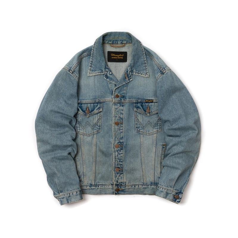 Men Wrangler Jacket Blue Cotton 40 /L / 48
