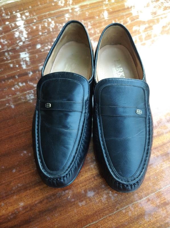 Мужские Barker Туфли Чёрные Кожа 43.5