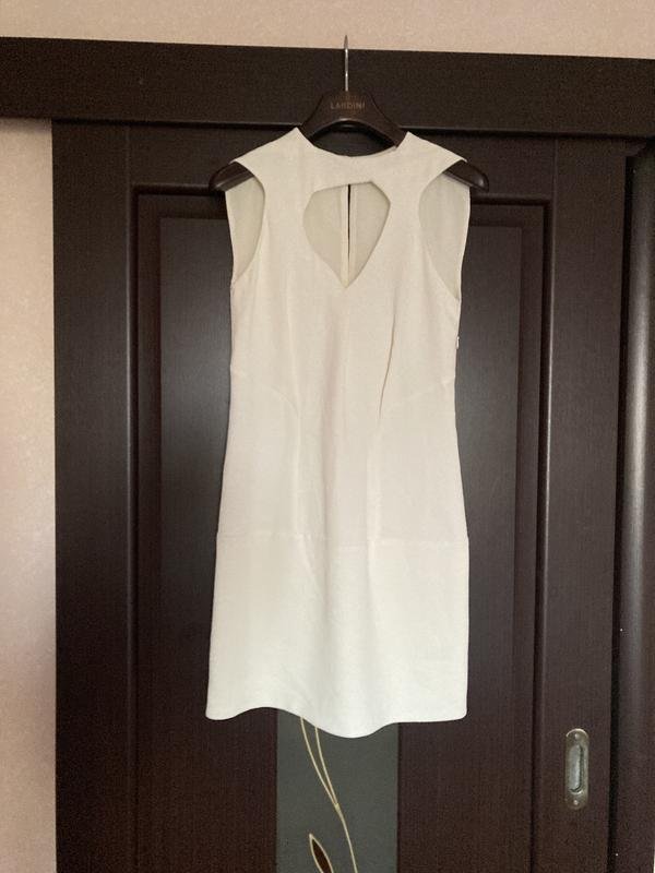 Femme Mugler Robe Blanche Soie 34 / XS / 42