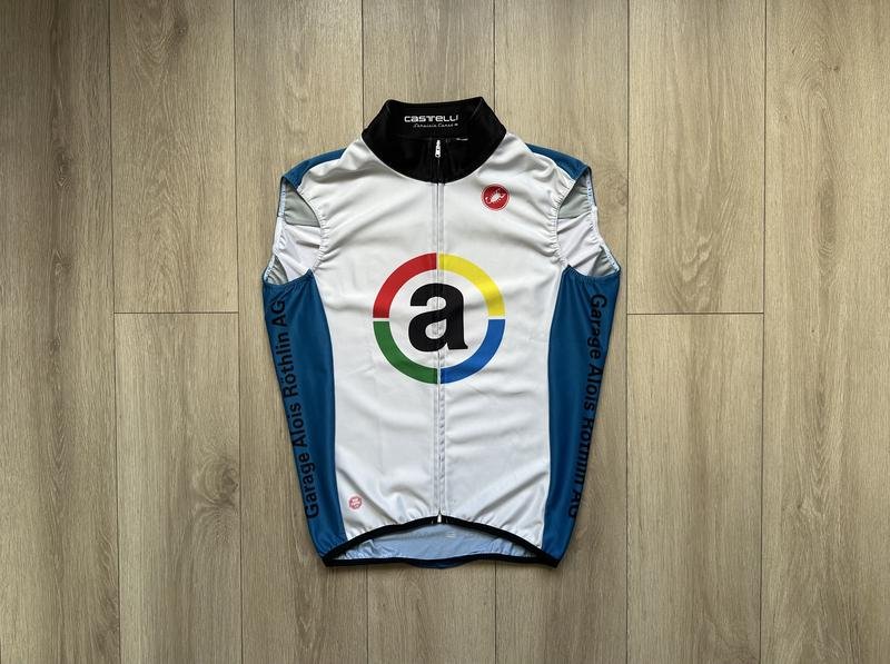 Мужская Castelli Жилетка Белая 40 /L / 48