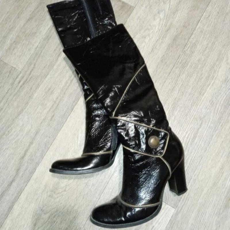 Женские Castelli Сапоги Чёрный Кожа 37