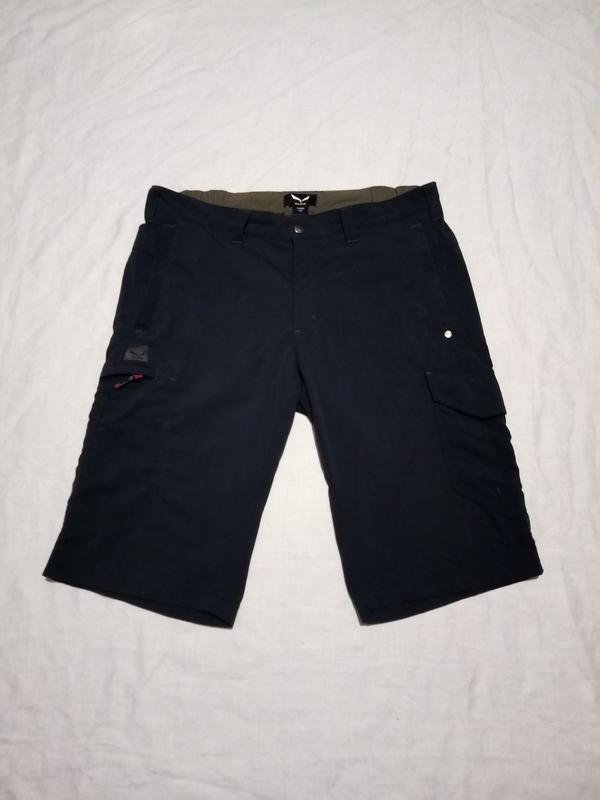 Мужские Salewa Шорты Тёмно-синие Синтетика 32 / M