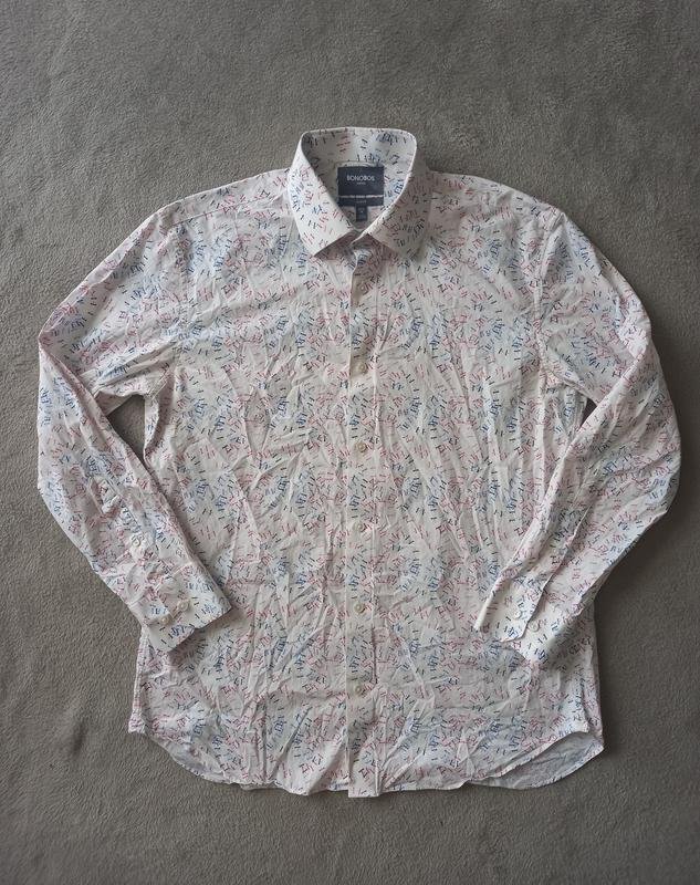 Мужская Bonobos Рубашка Белая 38 / M / 46