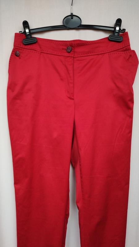 Femme Carolina Herrera Pantalons Rouge Coton 36 /