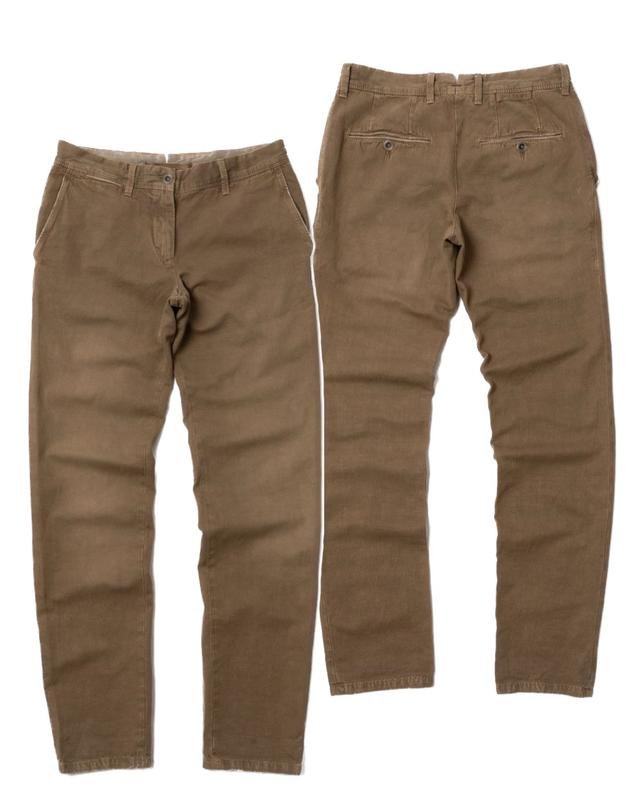 Женские Incotex Брюки Коричневый Хлопок 36 / S /