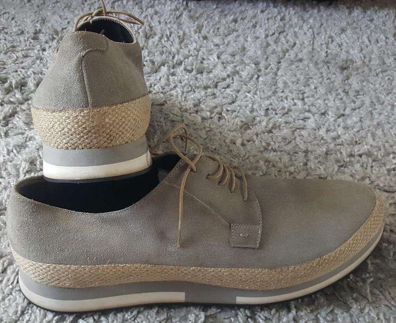 Herren Alberto Guardiani Schuhe Grau Wildleder 45