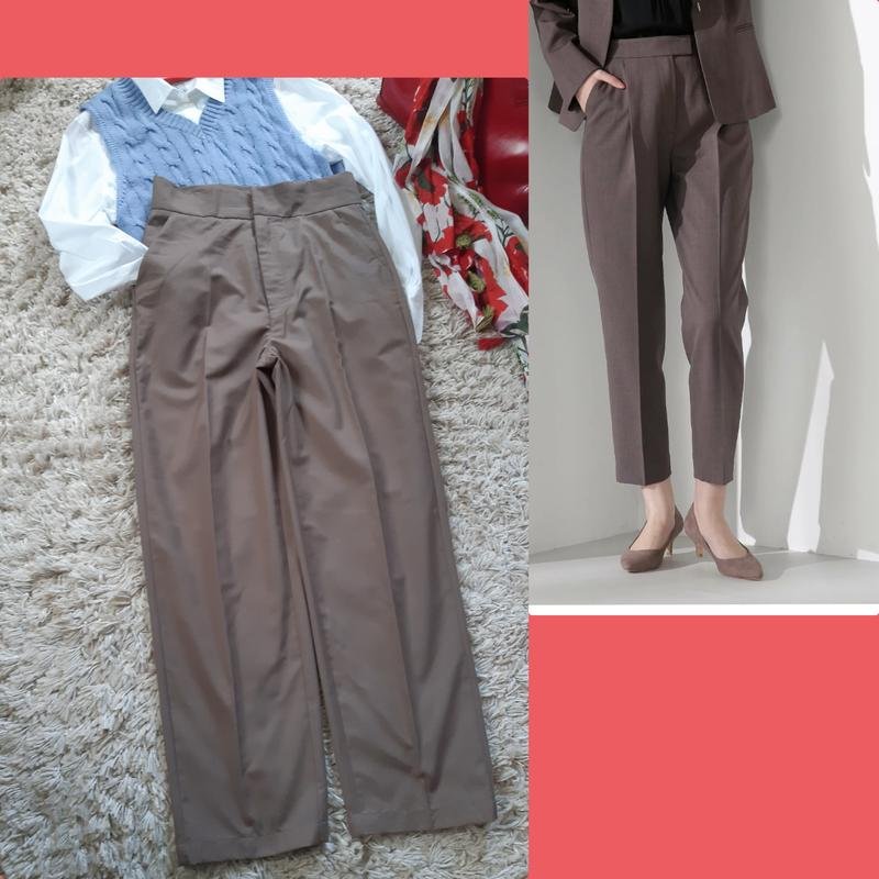 Женские AMI Брюки Хаки 34 / XS / 42