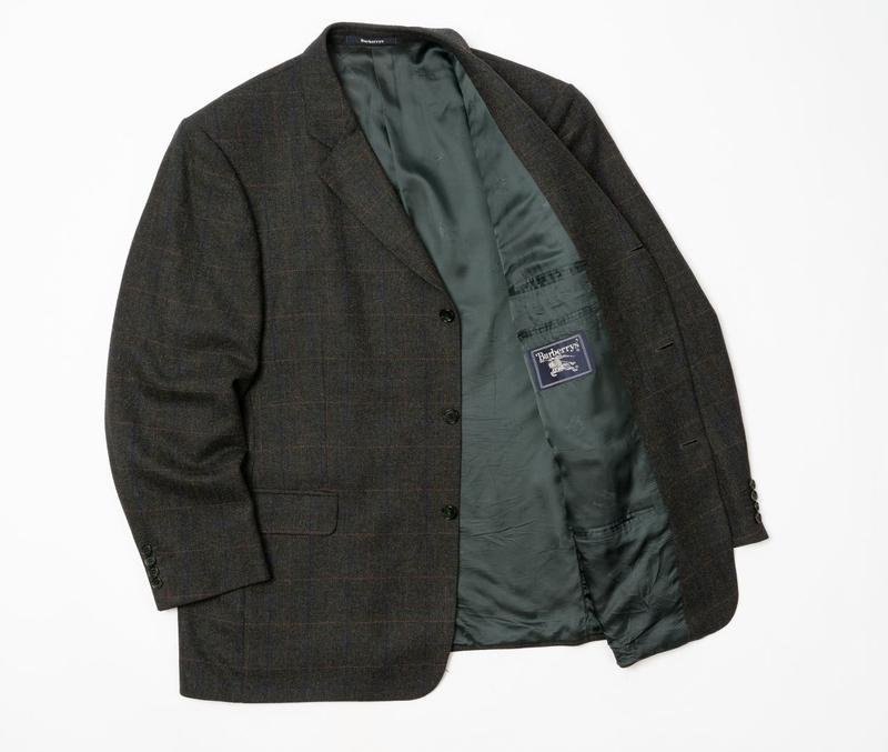 Homme Burberry Blazer Gris Laine 42 / XL / 50