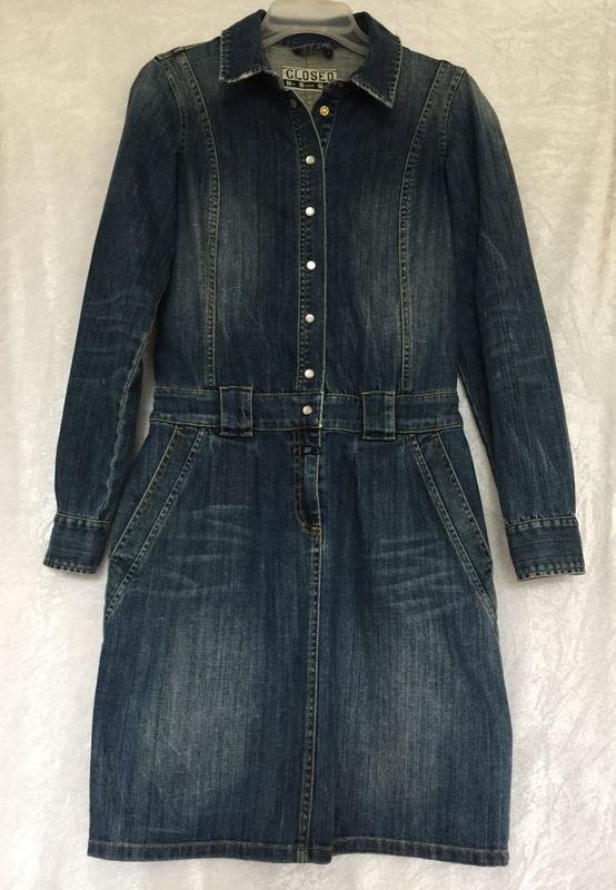 Donna Closed Abito Blu Denim 34 / XS / 42