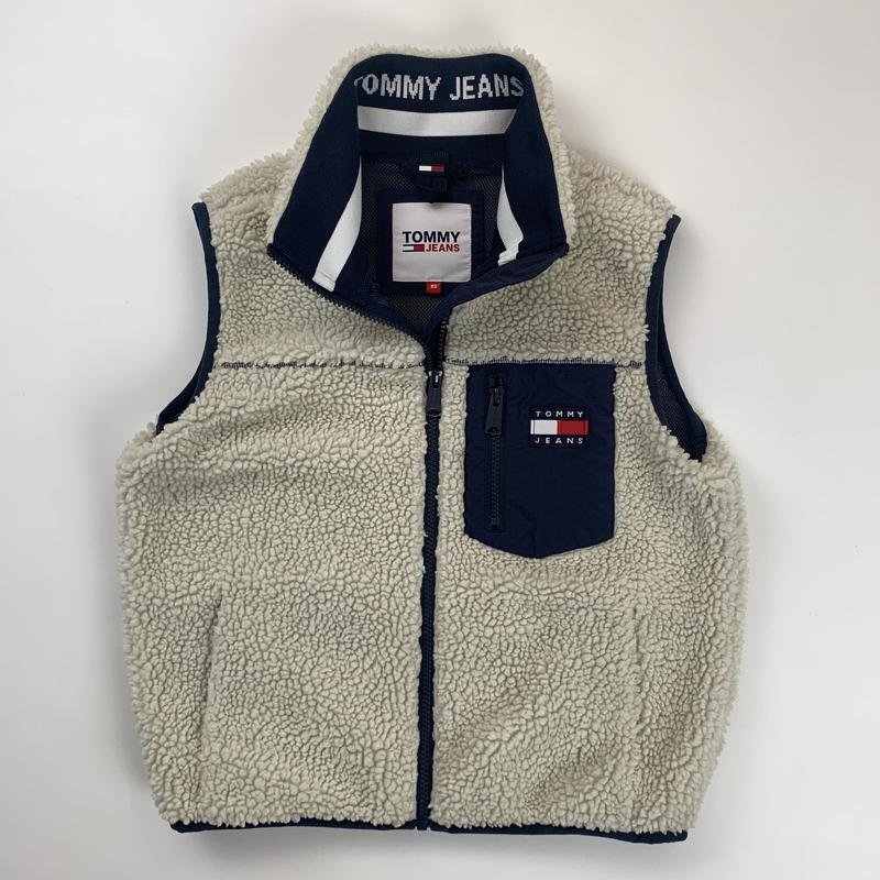 Damen Tommy Hilfiger Weste Beige 34 / XS / 42