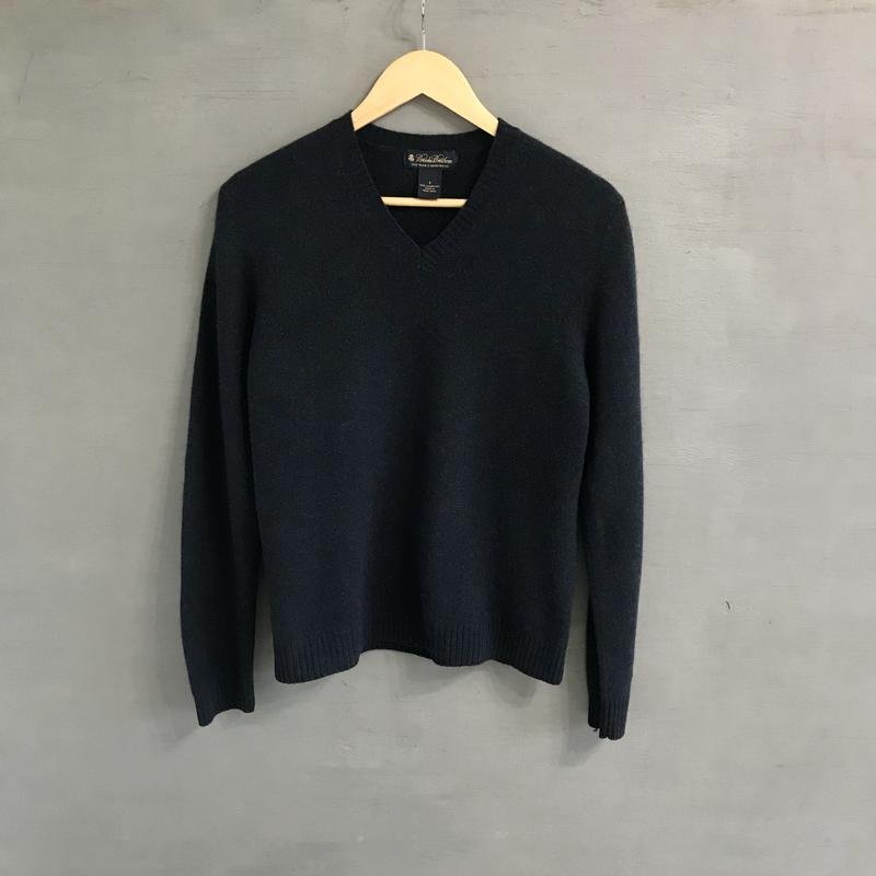 Men Brooks Brothers Sweater Navy Wool 36 / S / 44