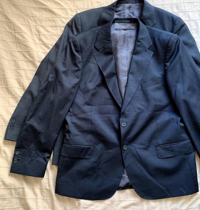 Men Iannalfo Blazer Black Wool 40 /L / 48