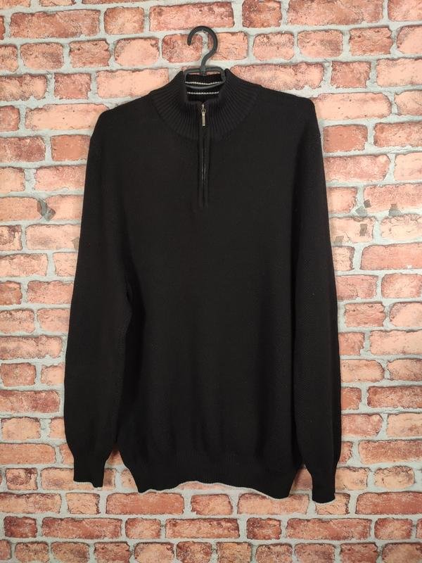 Homme Canali Pull Noir Laine 40 /L / 48