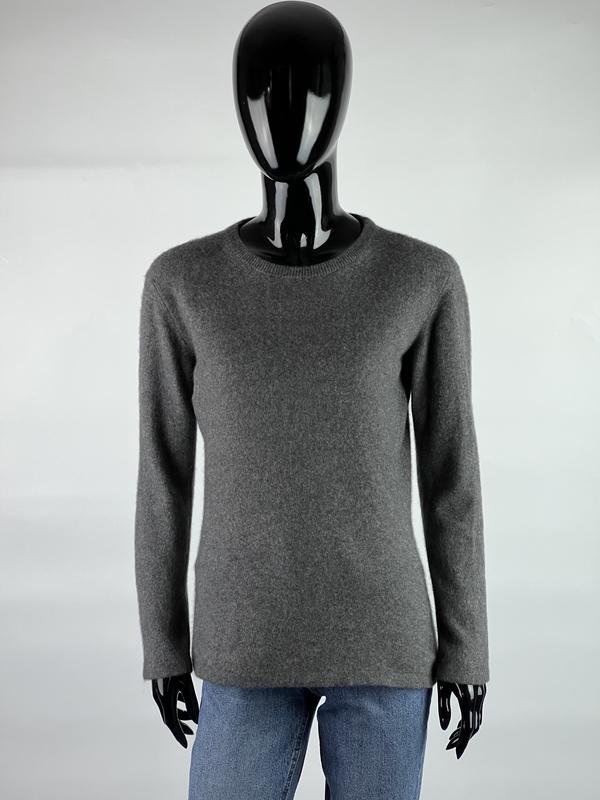 Donna Loro Piana Maglione Grigio Cashmere 36 / S /