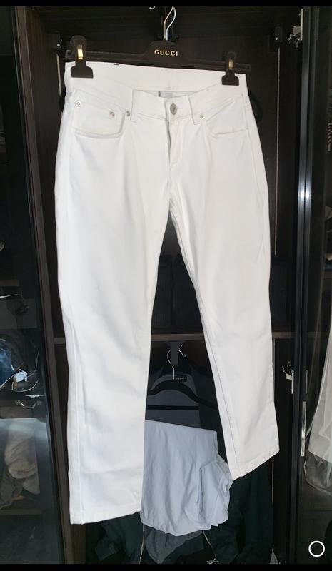 Женские Dirk Bikkembergs Джинсы Белый 26 / S