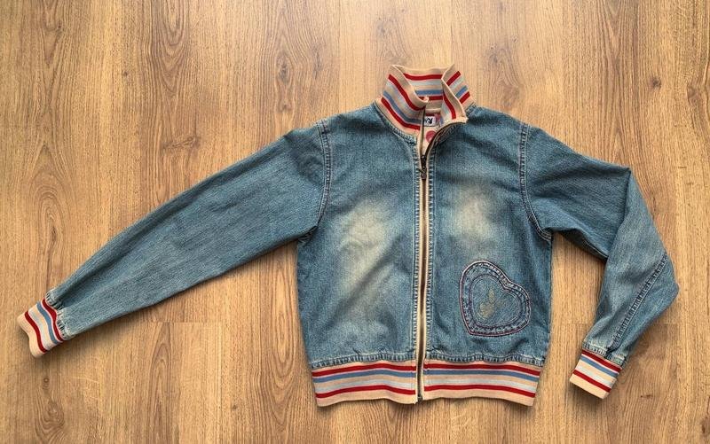 Женская Playboy Куртка Тёмно-синий Джинс 34 / XS /