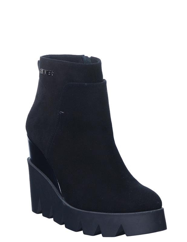 Женские Genuin Vivier Ботильоны Чёрный Замша 38