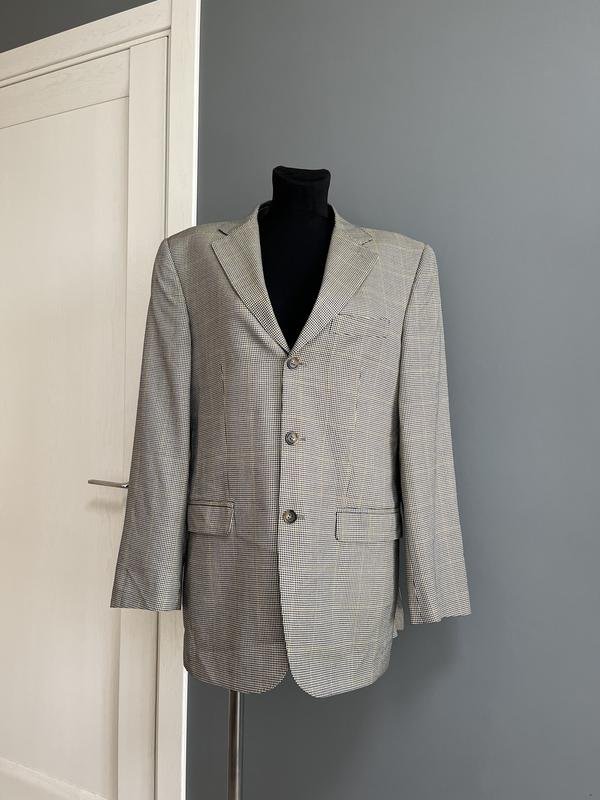 Herren Christian Dior Sakko Grau Wolle 38 / M / 46