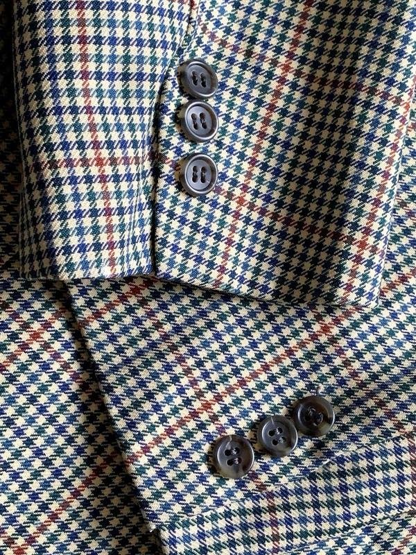 Men Burberry Blazer Multicolor Wool L