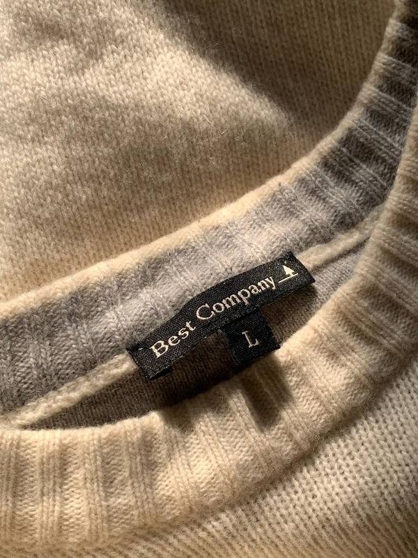 Uomo Best Company Maglione Beige Lana 40 /L / 48