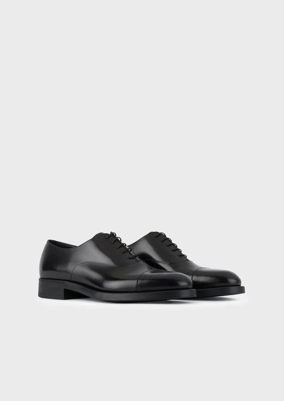 Мужской Giorgio Armani Туфли Чёрный 43