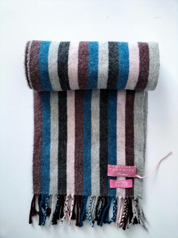 Женский Charles Tyrwhitt Шарф Разноцветный Кашемир